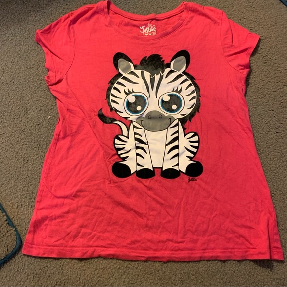 Pink Zebra Tee - Picture 1 of 4